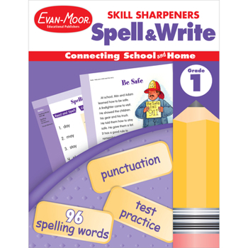 Paperback Skill Sharpeners: Spell & Write Grade 1 Book