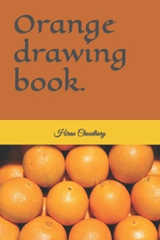 Paperback Orange drawing book. Book