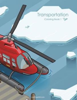 Paperback Transportation Coloring Book 1 Book