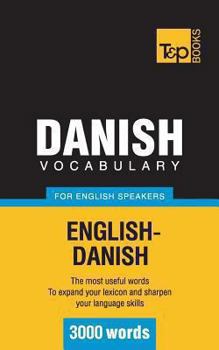 Paperback Danish vocabulary for English speakers - 3000 words (American English Collection) Book
