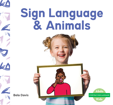 Library Binding Sign Language & Animals Book