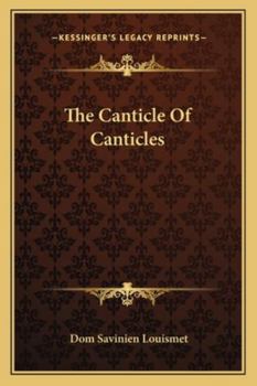 Paperback The Canticle Of Canticles Book