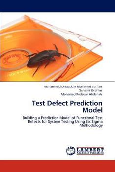 Paperback Test Defect Prediction Model Book