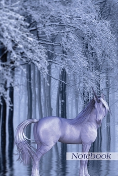 Notebook: Winter Unicorn Journal Composition Notebook 6x9