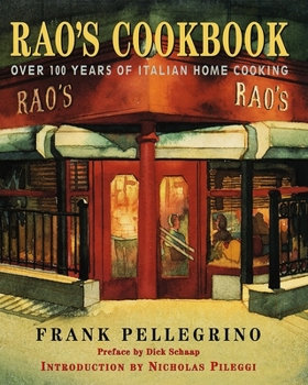 Hardcover Rao's Cookbook : Over 100 Years of Italian Home Cooking Book