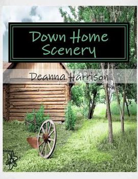 Paperback Down Home Scenery: Grayscale Adult Coloring Book