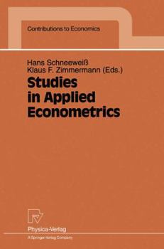Paperback Studies in Applied Econometrics Book