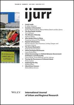 Paperback International Journal of Urban and Regional Research, Volume 44, Issue 4 Book
