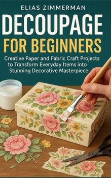 DECOUPAGE FOR BEGINNERS: Creative Paper and Fabric Craft Projects to Transform Everyday Items into Stunning Decorative Masterpieces