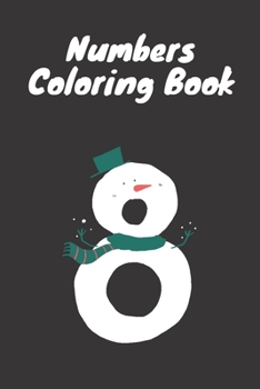 Paperback Numbers Coloring Book: Activity Workbook For Kids Book