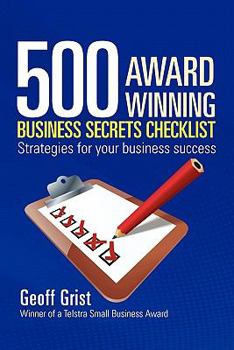 Paperback 500 Award Winning Business Secrets Checklist Book