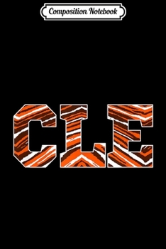 Composition Notebook: Cleveland Game Day CLE Zebra Pattern Sunday Funday Football Journal/Notebook Blank Lined Ruled 6x9 100 Pages