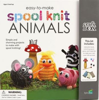 Misc. Supplies Easy-to-Make Spool Knit Animals: Simple and Charming Projects to Make With Spool Knitting! (Craft Box) Book