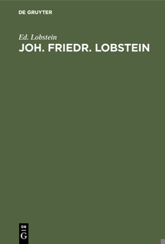 Hardcover Joh. Friedr. Lobstein [German] Book