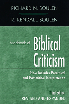 Paperback Handbook of Biblical Criticism Book