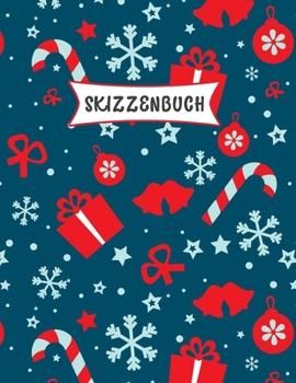 Paperback Skizzenbuch: Weihnachten Christmas Style Skizzen Buch f?r Kinder- Praxis Zeichnen und Kritzeln - Spa? Skizzenbuch f?r Kleinkinder - [German] Book