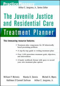 Paperback The Juvenile Justice and Residential Care Treatment Planner Book