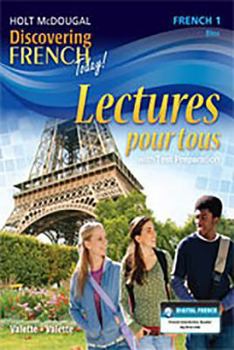 Paperback Lectures Pour Tous Student Edition Workbook Level 1 [French] Book