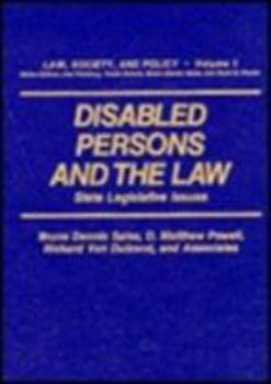 Hardcover Disabled Persons and the Law: State Legislative Issues Book