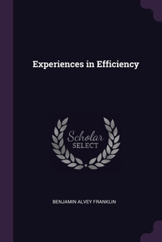 Paperback Experiences in Efficiency Book