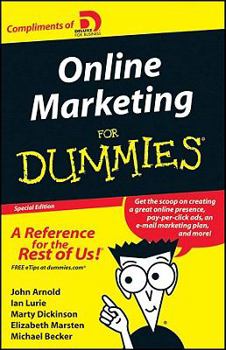 Paperback Online Marketing for Dummies (Custom) Book