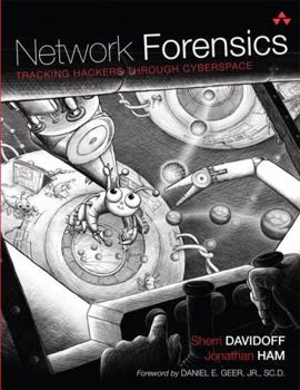 Hardcover Network Forensics: Tracking Hackers Through Cyberspace Book