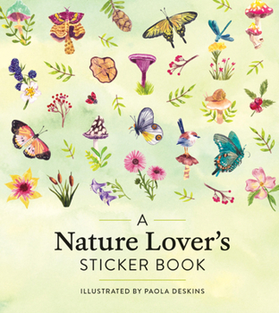 Hardcover A Nature Lover's Sticker Book