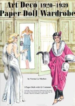 Paperback Art Deco Paper Doll Wardrobe: 1920-1939 Book