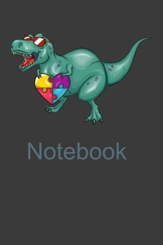 Notebook: Perfect Notebook For Dinosaur Lover. Cute Cream Paper 6*9 Inch With 100 Pages Notebook For Writing Daily Routine, Journal and Hand Note