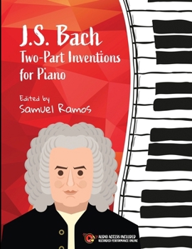 Paperback J.S. Bach Two-Part Inventions for Piano Book