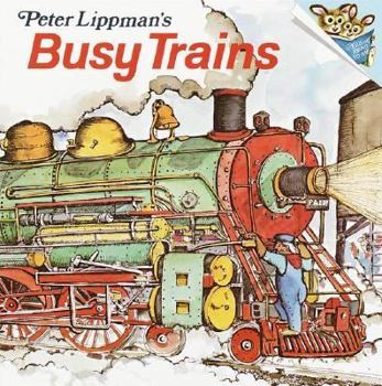 Paperback Busy Trains Book