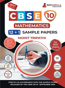 Paperback CBSE Class X - Mathematics Sample Paper Book 12 +1 Sample Paper According to the latest syllabus prescribed by CBSE Book