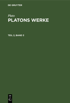 Hardcover Platons Werke [German] Book