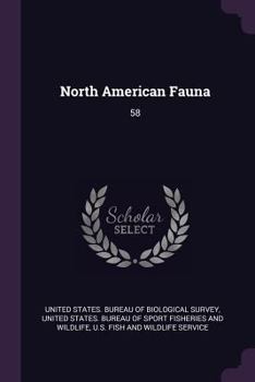 Paperback North American Fauna: 58 Book