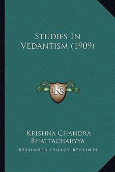 Paperback Studies In Vedantism (1909) Book