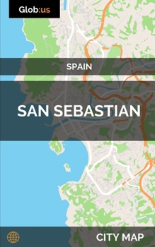 Paperback San Sebastian, Spain - City Map Book
