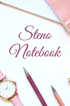 Steno Notebook, 6”x9”, 60 sheets/160 pages, Girl's Desk Top: Steno Notebook, Pitman Notebook, Teeline for Shorthand Writing, Stenography, Note-Taking, ... Mathematical Puzzles, and Journalism