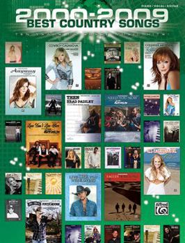 Paperback 2000-2009 Best Country Songs Book