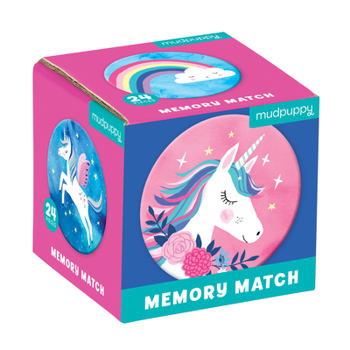 Board Game Unicorn Magic Mini Memory Match Game Book