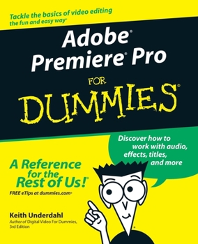 Paperback Adobe Premiere Pro for Dummies Book