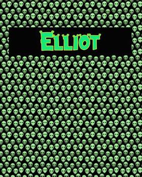 Paperback 120 Page Handwriting Practice Book with Green Alien Cover Elliot: Primary Grades Handwriting Book