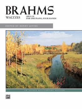 Paperback Brahms -- Waltzes, Op. 39 (Alfred Masterwork Edition) Book