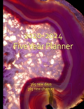 2020-2024 Five Year Planner: Monthly Organizer And Five Year Planner Gifts - Agate Ultra