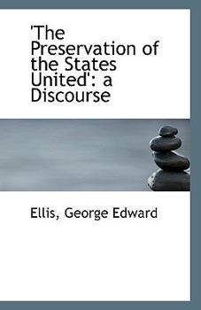 Paperback 'the Preservation of the States United': A Discourse Book