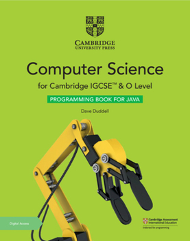 Paperback Cambridge Igcse(tm) and O Level Computer Science Programming Book for Java with Digital Access (2 Years) Book