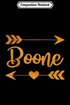 Composition Notebook: BOONE IA IOWA Funny City Home Roots USA Women Gift  Journal/Notebook Blank Lined Ruled 6x9 100 Pages