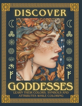 Paperback Discover Goddesses: Learn their Colors, Symbols and Attributes while Coloring Book
