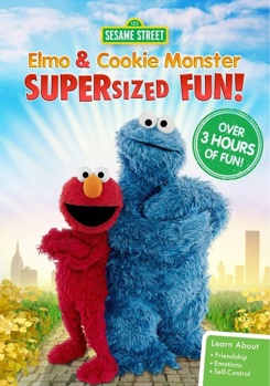 DVD Sesame Street: Elmo & Cookie Monster Supersized Fun Book