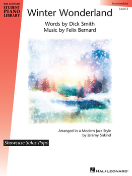 Paperback Winter Wonderland: Hal Leonard Student Piano Library Showcase Solos Pops Intermediate Level 5 Book