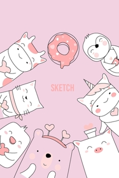 Sketch: A Magical Unicorn Sketch Book for fans of Cupcakes, Doodles, Llamas, Caticorns and Rainbows A Fun Art book for Elementary, Middle School and High School Girls